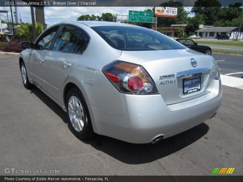 Brilliant Silver / Charcoal 2011 Nissan Altima 2.5 S