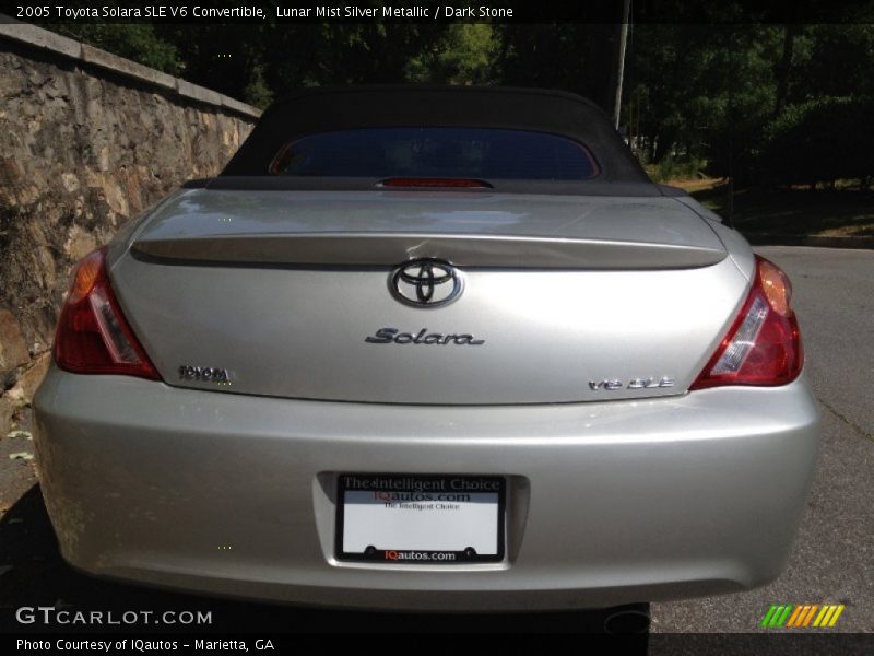 Lunar Mist Silver Metallic / Dark Stone 2005 Toyota Solara SLE V6 Convertible