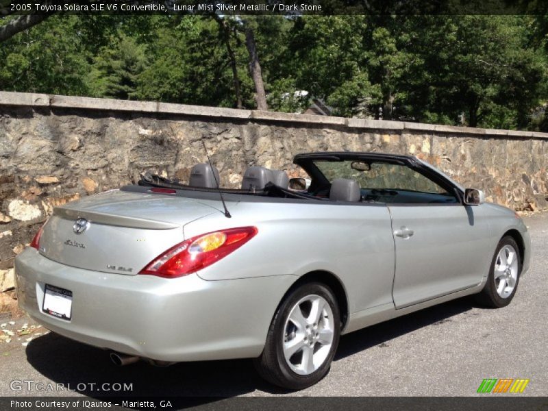 Lunar Mist Silver Metallic / Dark Stone 2005 Toyota Solara SLE V6 Convertible