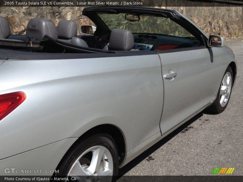 Lunar Mist Silver Metallic / Dark Stone 2005 Toyota Solara SLE V6 Convertible