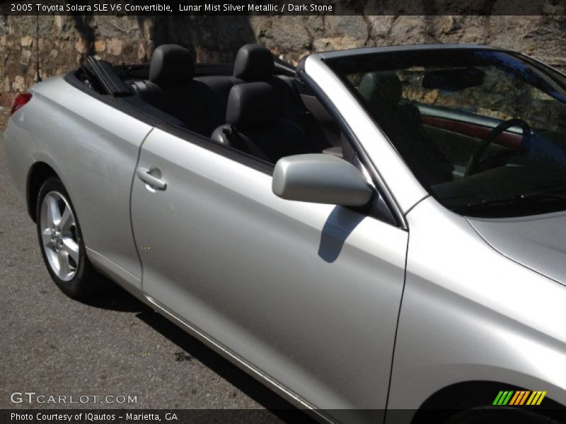 Lunar Mist Silver Metallic / Dark Stone 2005 Toyota Solara SLE V6 Convertible