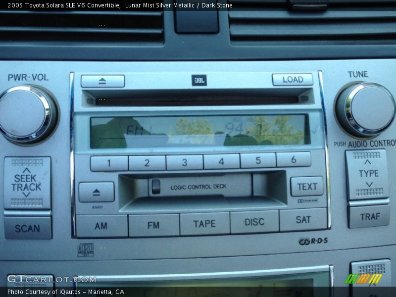 Lunar Mist Silver Metallic / Dark Stone 2005 Toyota Solara SLE V6 Convertible
