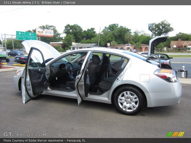 Brilliant Silver / Charcoal 2011 Nissan Altima 2.5 S