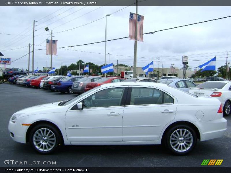 Oxford White / Camel 2007 Mercury Milan V6 Premier