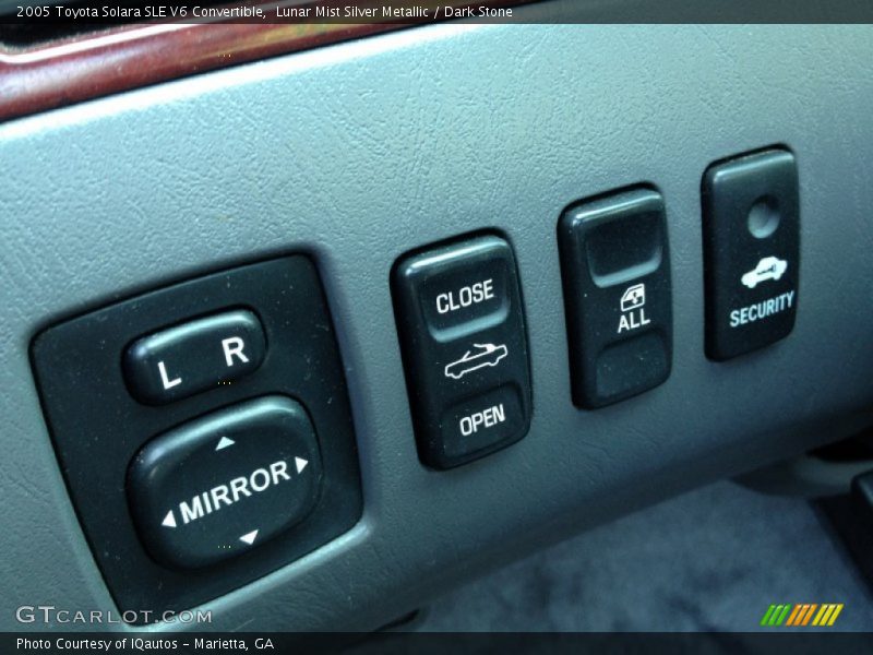 Lunar Mist Silver Metallic / Dark Stone 2005 Toyota Solara SLE V6 Convertible