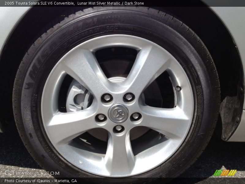 Lunar Mist Silver Metallic / Dark Stone 2005 Toyota Solara SLE V6 Convertible