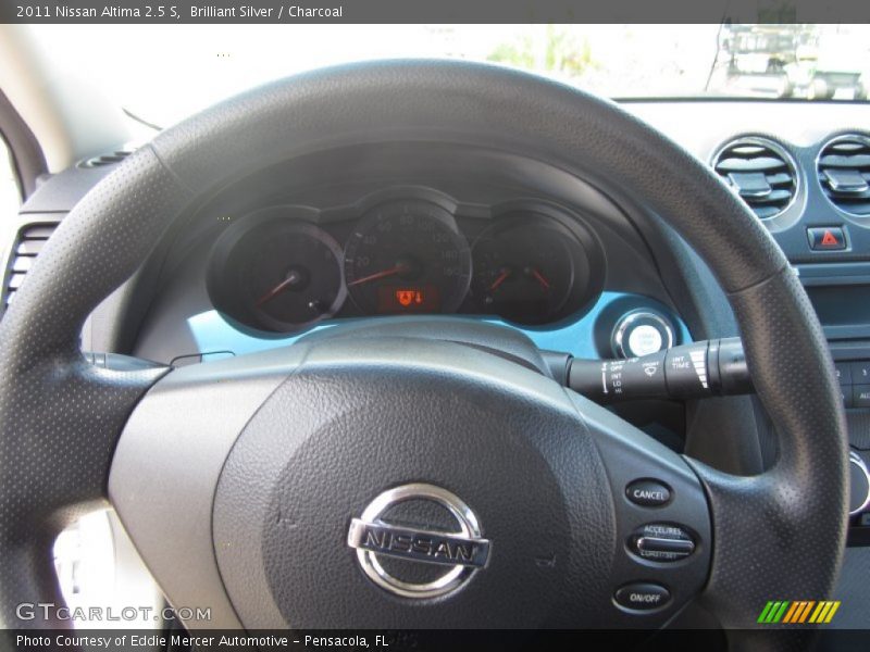 Brilliant Silver / Charcoal 2011 Nissan Altima 2.5 S