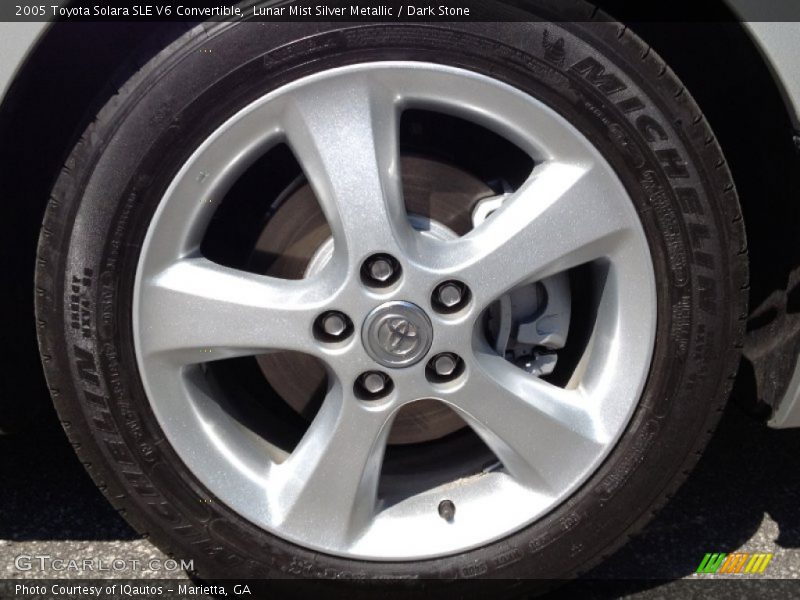 Lunar Mist Silver Metallic / Dark Stone 2005 Toyota Solara SLE V6 Convertible