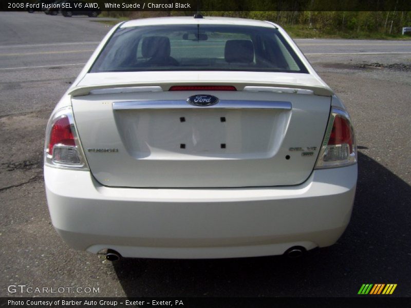 White Suede / Charcoal Black 2008 Ford Fusion SEL V6 AWD