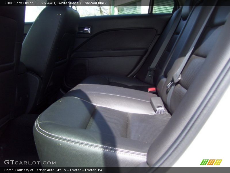 White Suede / Charcoal Black 2008 Ford Fusion SEL V6 AWD
