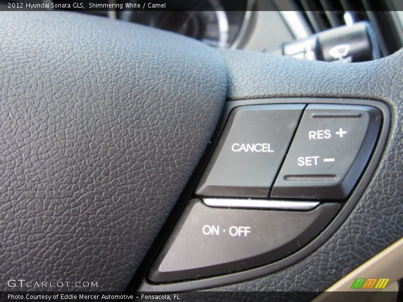 Shimmering White / Camel 2012 Hyundai Sonata GLS