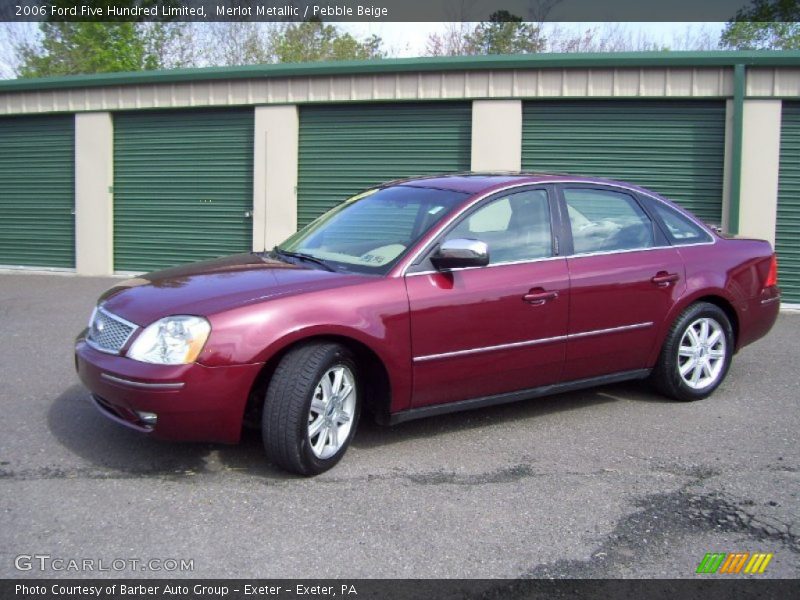 Merlot Metallic / Pebble Beige 2006 Ford Five Hundred Limited