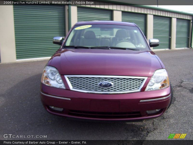 Merlot Metallic / Pebble Beige 2006 Ford Five Hundred Limited