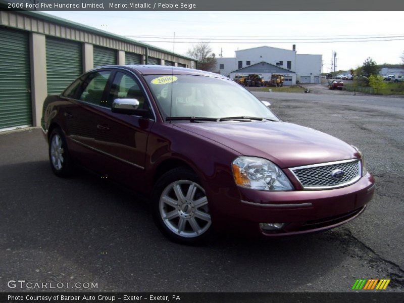Merlot Metallic / Pebble Beige 2006 Ford Five Hundred Limited