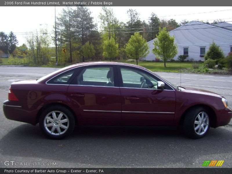 Merlot Metallic / Pebble Beige 2006 Ford Five Hundred Limited