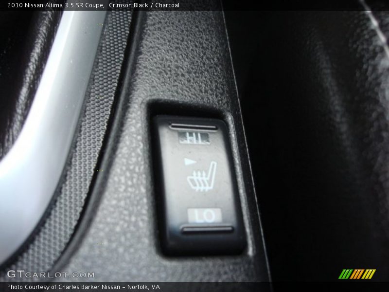 Crimson Black / Charcoal 2010 Nissan Altima 3.5 SR Coupe