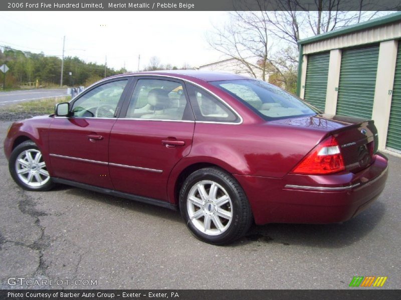 Merlot Metallic / Pebble Beige 2006 Ford Five Hundred Limited