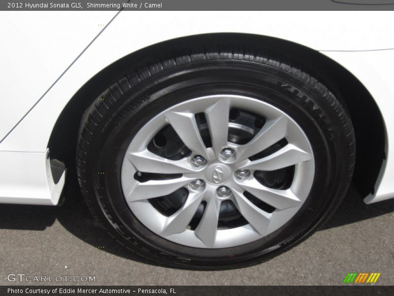 Shimmering White / Camel 2012 Hyundai Sonata GLS