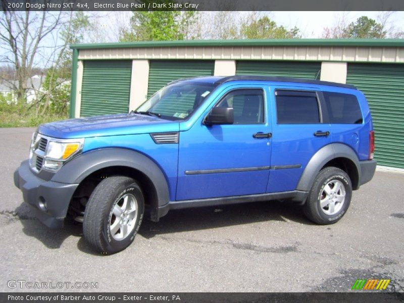 Electric Blue Pearl / Dark Slate Gray 2007 Dodge Nitro SXT 4x4