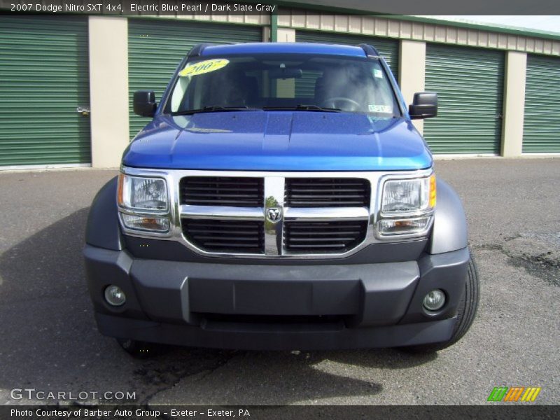 Electric Blue Pearl / Dark Slate Gray 2007 Dodge Nitro SXT 4x4