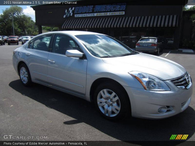 Brilliant Silver / Charcoal 2011 Nissan Altima 2.5 S