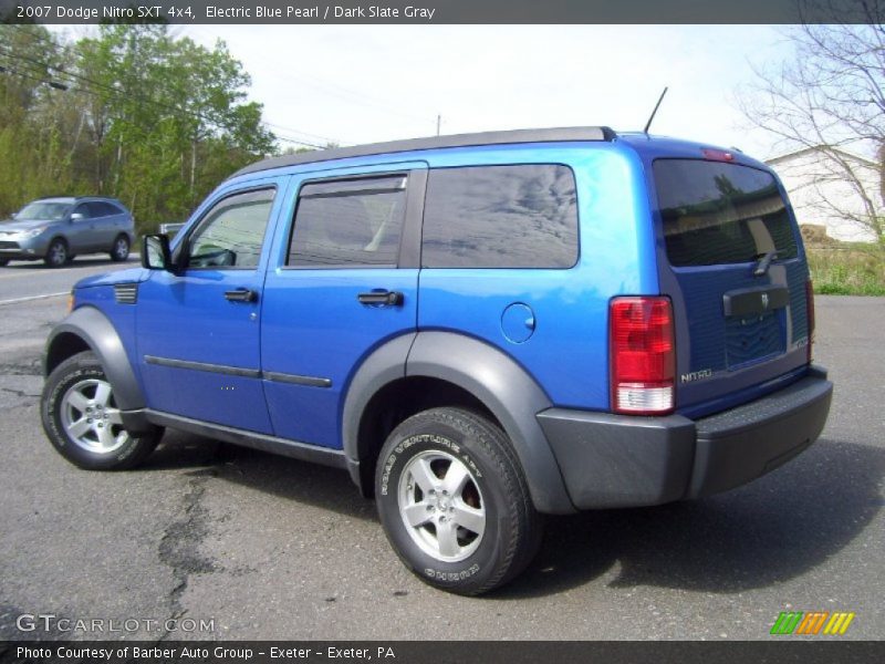 Electric Blue Pearl / Dark Slate Gray 2007 Dodge Nitro SXT 4x4