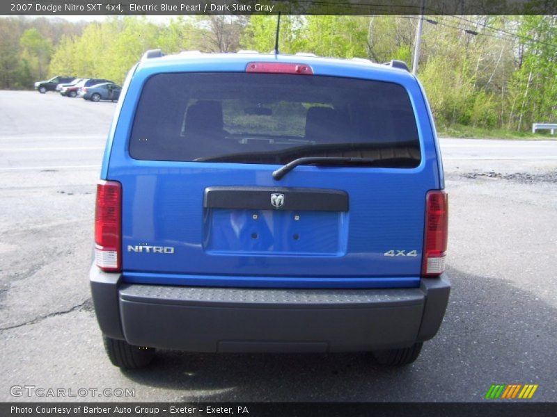 Electric Blue Pearl / Dark Slate Gray 2007 Dodge Nitro SXT 4x4