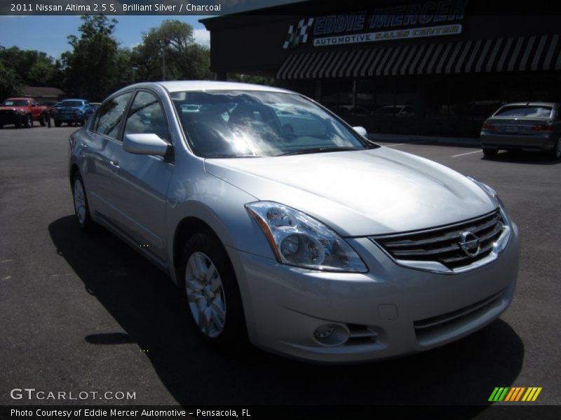 Brilliant Silver / Charcoal 2011 Nissan Altima 2.5 S