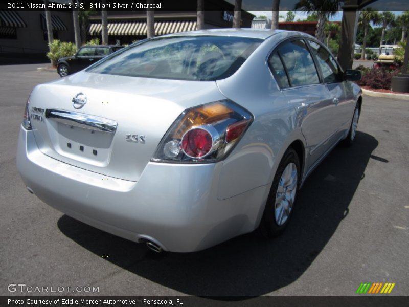Brilliant Silver / Charcoal 2011 Nissan Altima 2.5 S