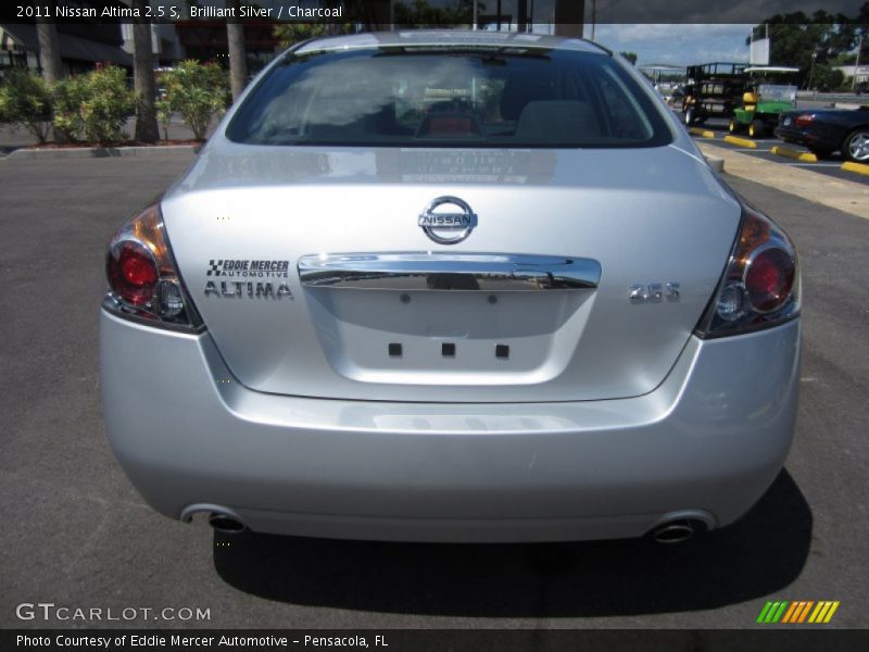 Brilliant Silver / Charcoal 2011 Nissan Altima 2.5 S