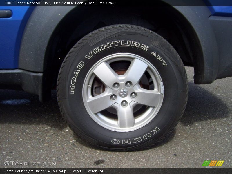 Electric Blue Pearl / Dark Slate Gray 2007 Dodge Nitro SXT 4x4