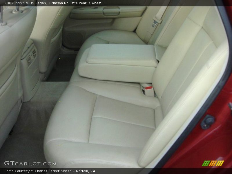 Crimson Roulette Pearl / Wheat 2007 Infiniti M 35 Sedan