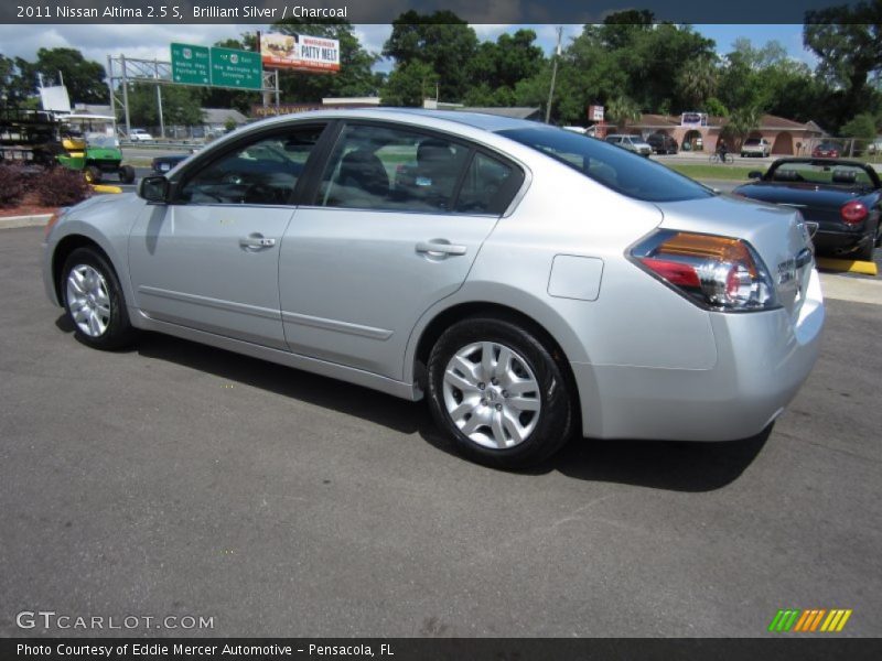 Brilliant Silver / Charcoal 2011 Nissan Altima 2.5 S