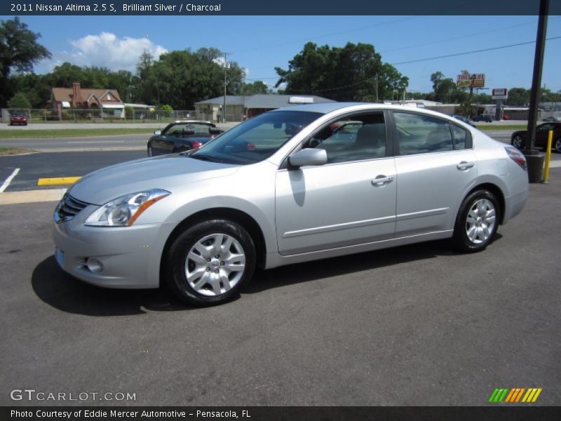 Brilliant Silver / Charcoal 2011 Nissan Altima 2.5 S