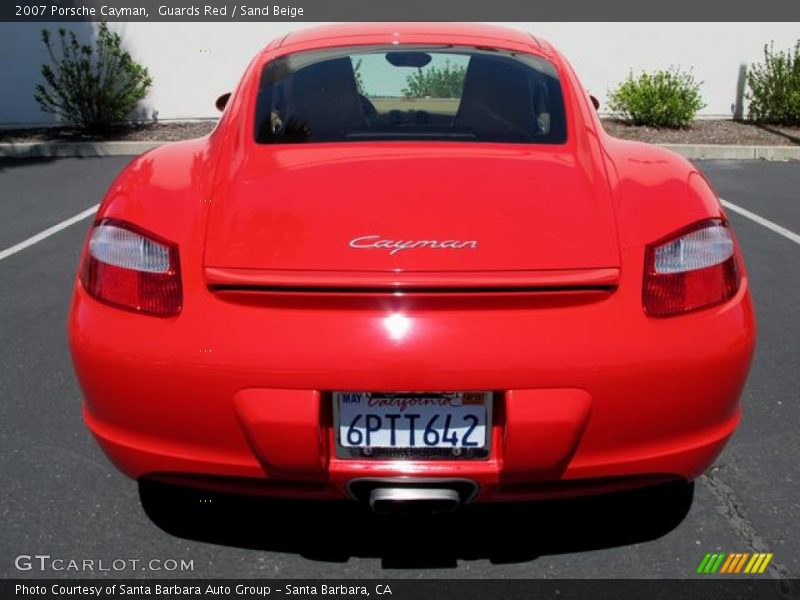 Guards Red / Sand Beige 2007 Porsche Cayman