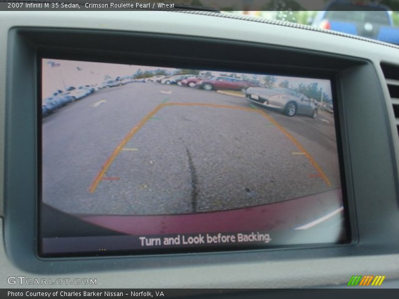 Crimson Roulette Pearl / Wheat 2007 Infiniti M 35 Sedan