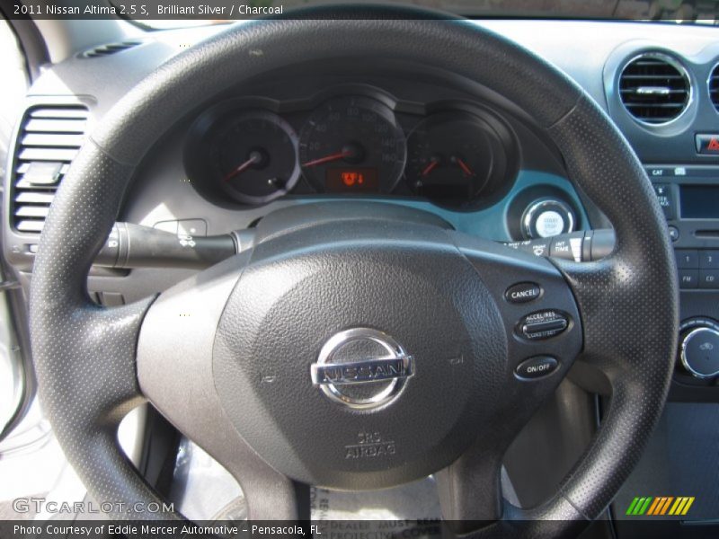 Brilliant Silver / Charcoal 2011 Nissan Altima 2.5 S