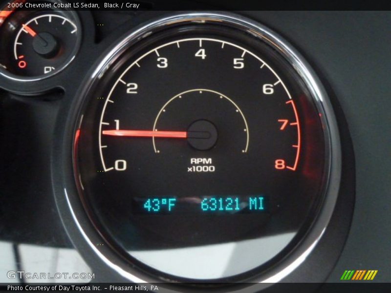 Black / Gray 2006 Chevrolet Cobalt LS Sedan