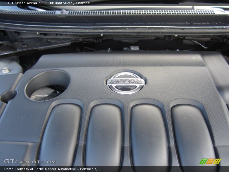 Brilliant Silver / Charcoal 2011 Nissan Altima 2.5 S