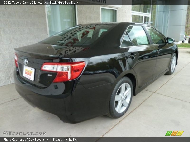 Attitude Black Metallic / Black 2012 Toyota Camry SE