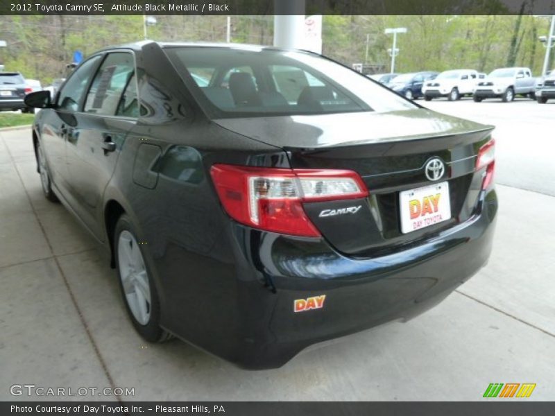 Attitude Black Metallic / Black 2012 Toyota Camry SE
