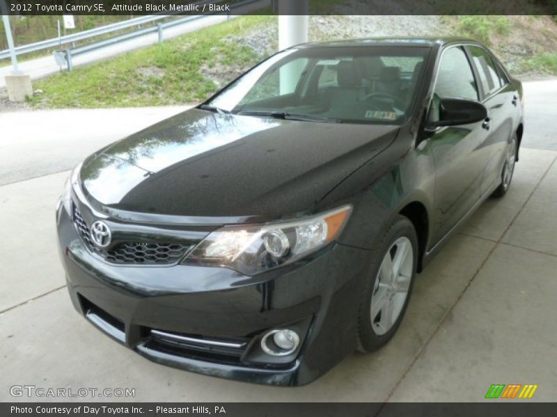 Attitude Black Metallic / Black 2012 Toyota Camry SE