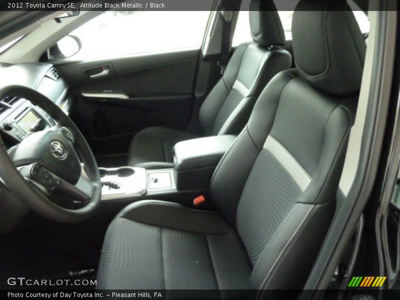 Attitude Black Metallic / Black 2012 Toyota Camry SE