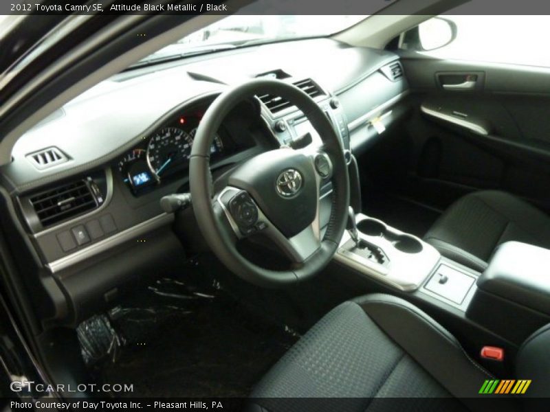 Attitude Black Metallic / Black 2012 Toyota Camry SE