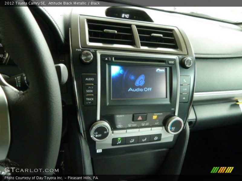Attitude Black Metallic / Black 2012 Toyota Camry SE