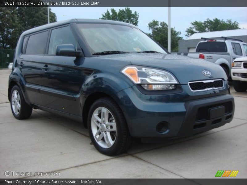 Denim Blue / Black Soul Logo Cloth 2011 Kia Soul +