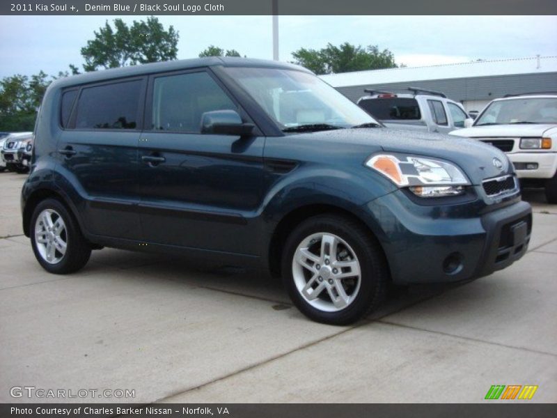 Denim Blue / Black Soul Logo Cloth 2011 Kia Soul +