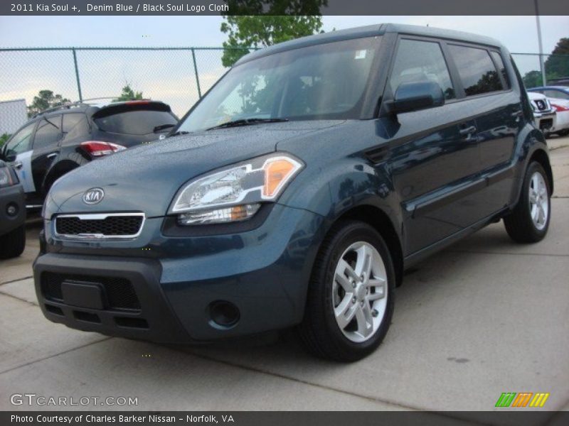 Denim Blue / Black Soul Logo Cloth 2011 Kia Soul +