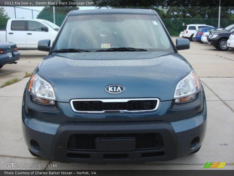 Denim Blue / Black Soul Logo Cloth 2011 Kia Soul +