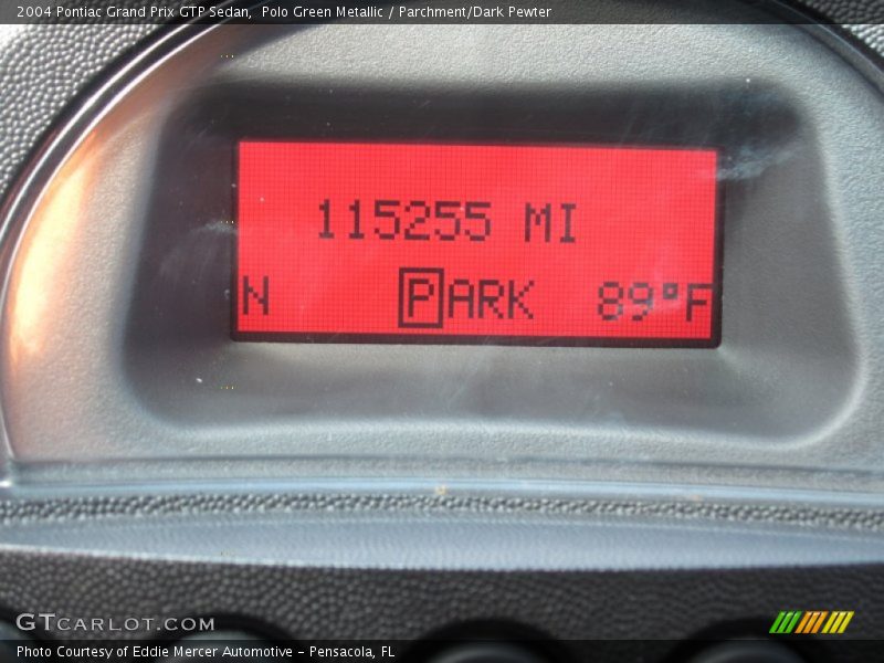 Polo Green Metallic / Parchment/Dark Pewter 2004 Pontiac Grand Prix GTP Sedan